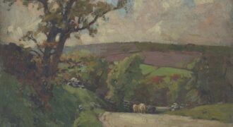 Foot of Lodge Lane, Rivelin Valley, by W R E Goodrich
