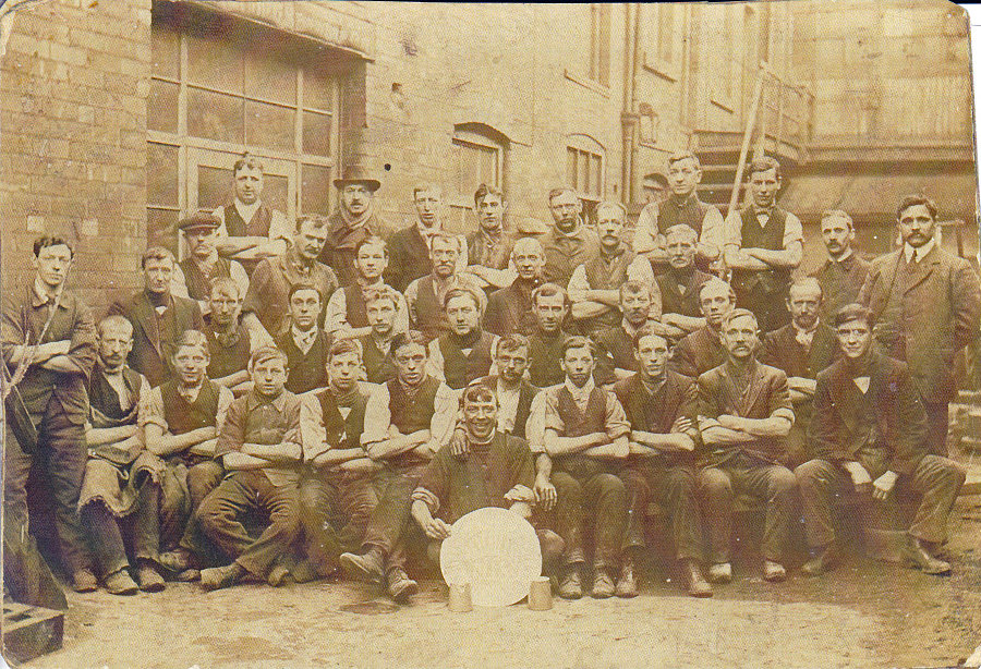 Grinders from Mousehole Forge and Grogram Wheel, possibly taken after winning gold at the Great Exhibition at Crystal Palace in 1851. From the RVCG collection.