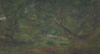 Stream-side path, by Robert Scott-Temple