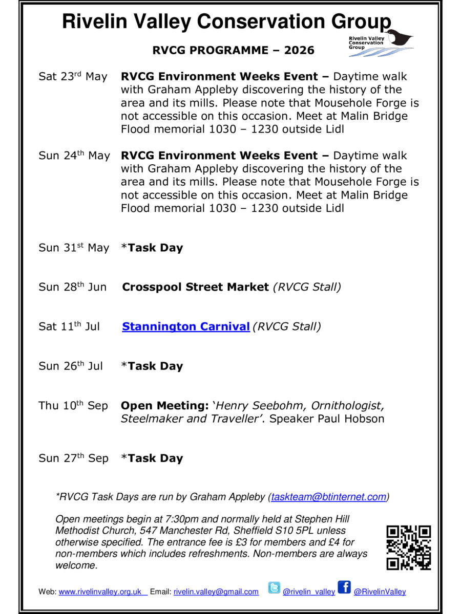 RVCG Programme Spring 2026