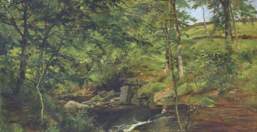 Pools in the Rivelin depicted by Robert Scott-Temple, undated